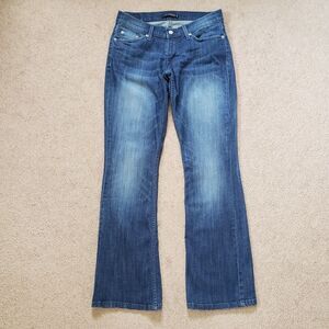 Y2K Vintage Rare 524 Levi's Jeans Too Superlow Boot Cut Flare Women 7M